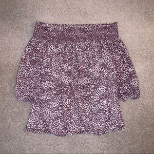 Loft off the shoulder top